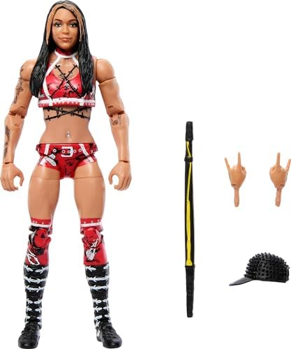 Фигурка WWE Elite Collection Cora Jade 15 см с 25 точками артикуляции и сменными руками Mattel