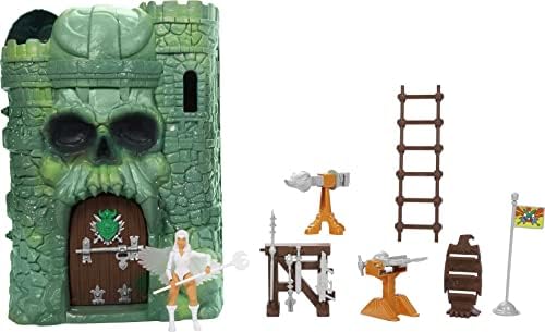 Masters of the Universe Origins Playset & Action Figure, Castle Grayskull with Scorceress, MOTU Toy, 4 Rooms, Trap Door & Elevator Masters Of the Universe