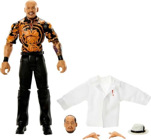 Mattel WWE Happy Corbin Elite Collection Action Figure, Deluxe Articulation & Life-like Detail with Iconic Accessories, 6-inch Mattel