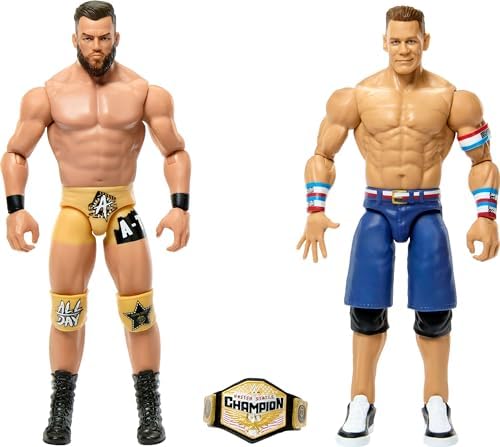 Mattel WWE Championship Showdown 2-Pack Action Figures & Accessory, Series #17, Rey Mysterio vs Gunther Collectible Set, 6-inch Mattel