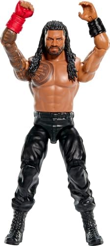 Mattel WWE Action Figure, 6-inch Collectible Roman Reigns with 10 Articulation Points & Life-Like Look Mattel