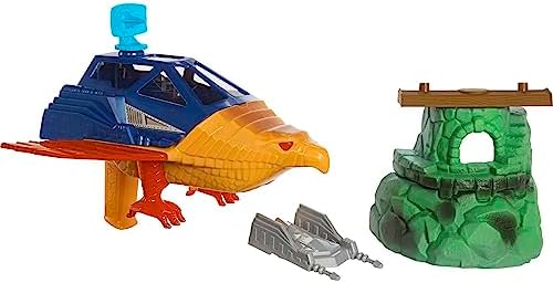 Masters of the Universe Origins Playset with Toy Plane & Accessories, Talon Fighter & Point Dread Outpost, 5.5-in scale Masters Of the Universe