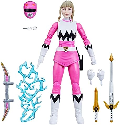 Power Rangers Lightning Collection Lost Galaxy Pink Ranger 6-Inch Premium Collectible Action Figure Toy with Accessories, Kids Ages 4 and Up Power Rangers