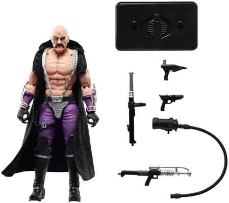 G.I. Joe Classified Series Retro Cardback Dr. Mindbender, Collectible 6 Inch Action Figure with 7 Accessories G.I. Joe