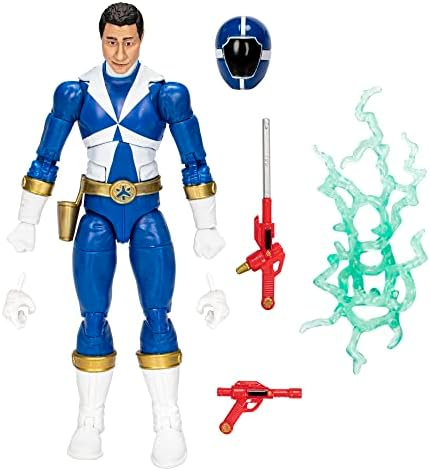 Power Rangers Lightning Collection Lightspeed Rescue Blue Ranger 6-Inch Premium Collectible Action Figure Toy with Accessories, Kids Ages 4 and Up Power Rangers