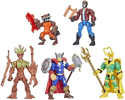 Marvel Super Hero Mashers Thor and Guardians of The Galaxy Pack Power Rangers