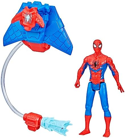 Marvel Spider-Man Aqua Web Warriors 4-Inch Doc Ock Action Figure with Refillable Water Gear Accessory, Action Figures for Boys and Girls 4 and Up Marvel