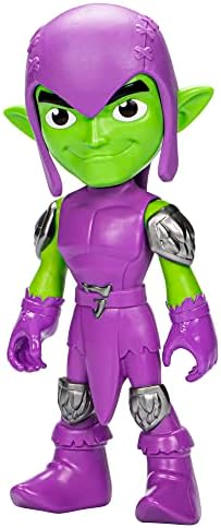 Marvel Spidey and His Amazing Friends Supersized Green Goblin Figure, 9-Inch Action Figure, Preschool Toys for Kids, Ages 3 and Up, Super Hero Toys Spidey and His Amazing Friends