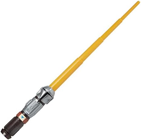 STAR WARS Lightsaber Squad The Mandalorian Extendable Orange Lightsaber Roleplay Toy for Kids Ages 4 and Up Star Wars