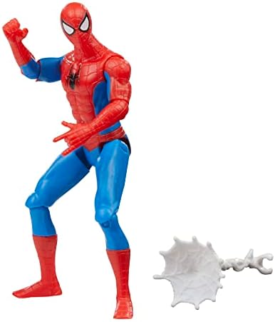 Marvel Epic Hero Series Classic Spider-Man Action Figure, 4-Inch, With Accessory, Marvel Action Figures for Kids Ages 4 and Up, Medium Spider-Man