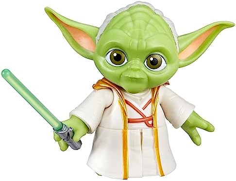 Star Wars: Young Jedi Adventures Yoda Action Figure, 3-Inch-Tall Toys, Preschool Toys for 3 Year Old Boys & Girls Star Wars