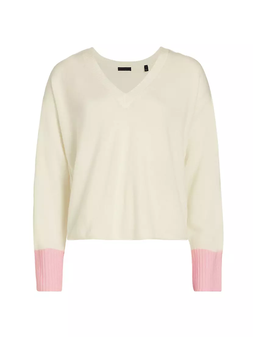 Женский Свитер ATM Anthony Thomas Melilo Wool-Cashmere Colorblock ATM Anthony Thomas Melillo