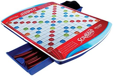 Настольная игра Scrabble Deluxe Edition, для 2-4 игроков, с 100 деревянными фишками Hasbro Gaming