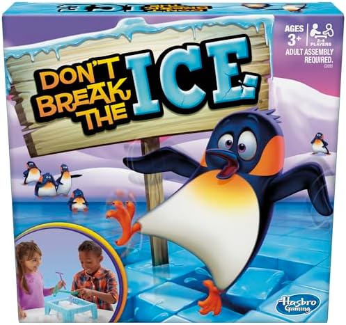 Hasbro Gaming Don't Break The Ice Preschool Game, Board Games for Kids Ages 3 and Up Hasbro Gaming