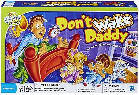 Hasbro Gaming Don't Wake Daddy Preschool Board Game for Kids Ages 3 and Up (Amazon Exclusive) Hasbro Gaming