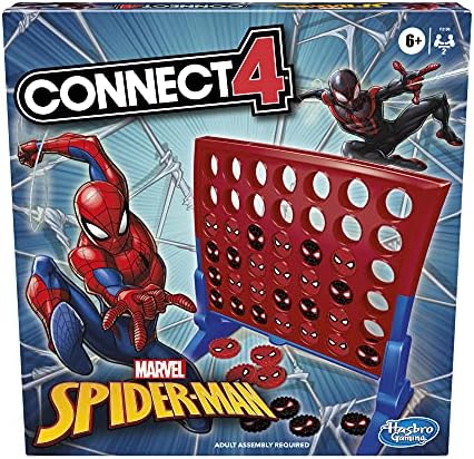 Hasbro Gaming Connect 4 Marvel Spider-Man Edition, Strategy Board Game for 2 Players, Ages 6 and Up (Amazon Exclusive) Hasbro Gaming