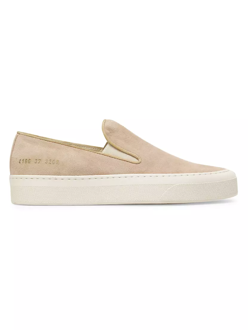 Женские Кеды Common Projects Suede Slip-On Common Projects