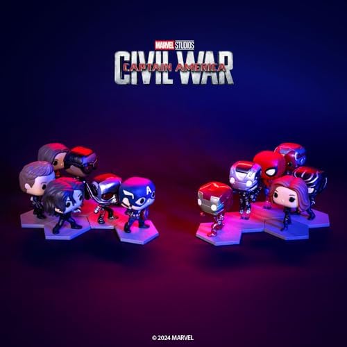 Funko Pop! Marvel: Captain America: Civil War Build A Scene - Captain America, Amazon Exclusive, Figure 12 of 12 Funko