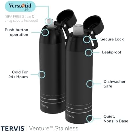 Персонализированная стальная бутылка Tervis Peanuts, 770 мл, тройная изоляция для горячих и холодных напитков Tervis