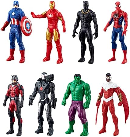 Marvel Avengers Ultimate Protectors Pack, 6-Inch-Scale, 8 Action Figures with Accessories, Super Hero Toys, Toys for Boys and Girls Ages 4 and Up Marvel