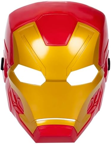 Marvel Iron Man Hero Mask, Classic Design, Super Hero Toys, Kids Halloween Costume, Ages 5 and Up Marvel