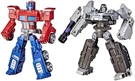 Transformers Toys Heroes and Villains Optimus Prime and Megatron 2-Pack Action Figures - for Kids Ages 6 and Up, 7-inch (Amazon Exclusive) Transformers