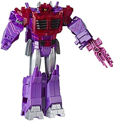 Transformers Toys Cyberverse Ultimate Class Shockwave Action Figure - Combines with Energon Armor to Power Up - for Kids Ages 6 and Up, 9-inch Transformers