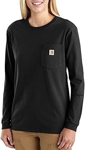 Carhartt Women's K126 Workwear Pocket Long Sleeve TShirt Regular And Plus Sizes Carhartt