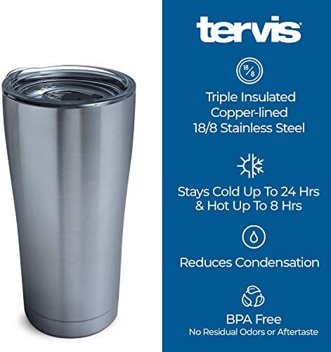 Tervis Marvel Loki Character Triple Walled Insulated Tumbler Cup Keeps Drinks Cold & Hot, 20oz, Stainless Steel, 1 Count (Pack of 1) Tervis