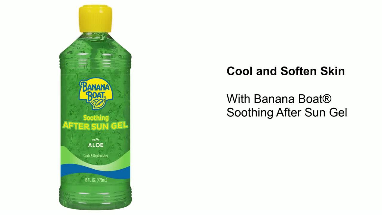 Banana Boat After Sun Lotion with Aloe, Sunburn Relief After Sun Protection All Skin Types, 16 fl oz BANANA BOAT