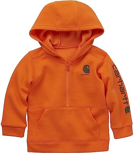 Детские худи Carhartt С длинным рукавом с капюшоном и половинной молнией Carhartt