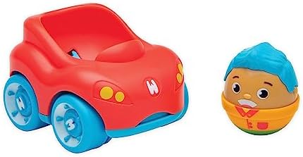 Playskool Weebles My Speedy Car - Weeble Wobble Preschool Toy for Toddlers, Weebles Character + Car with Wobble Motion, for Kids Ages 12 Months and Up Playskool