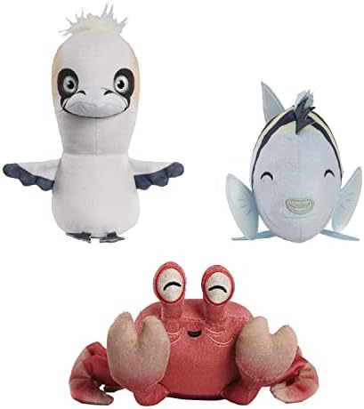 Disney The Little Mermaid Sebastian Small Plush Stuffed Animal, Crab, Kids Toys for Ages 3 Up by Just Play Just Play