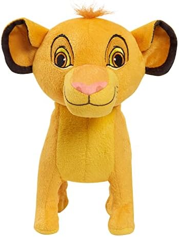 Disney Walking 9.75-inch Simba Plush Stuffed Animal, The Lion King, Soft and Huggable, Kids Toys for Ages 2 Up by Just Play Disney