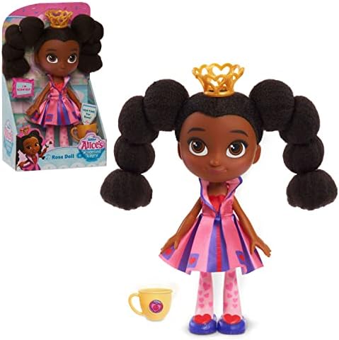 Disney Junior Alice’s Wonderland Bakery Rosa Doll and Accessories, Officially Licensed Kids Toys for Ages 3 Up by Just Play Just Play