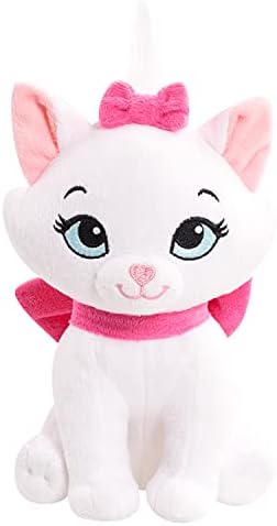 Disney Classics Bean 6.5-inch Small Plush Stuffed Animal, Marie, Cat, The Aristocats Plush, Kids Toys for Ages 2 Up by Just Play Just Play