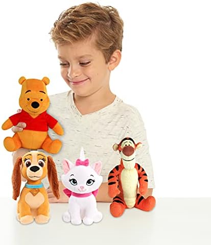 Disney Collectible 8-inch Beanbag Plush Stuffed Animal, Tigger, Winnie the Pooh, Orange, Kids Toys for Ages 2 Up by Just Play Disney