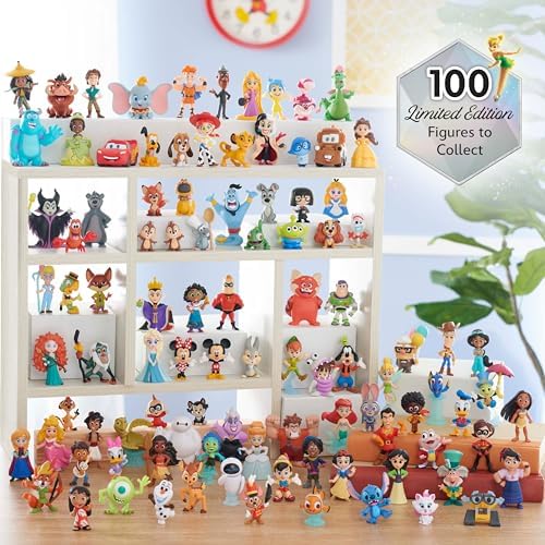 Disney100 Years of Small But Mighty, Limited Edition 10-piece Figure Set, Kids Toys for Ages 3 Up by Just Play Just Play