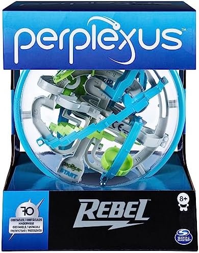 Perplexus Beast 3D Gravity Maze Game Brain Teaser Fidget Toy Puzzle Ball, Anxiety Relief Items, Cool Stuff, Sensory Toys for Kids & Adults Ages 9+ Spin Master Games