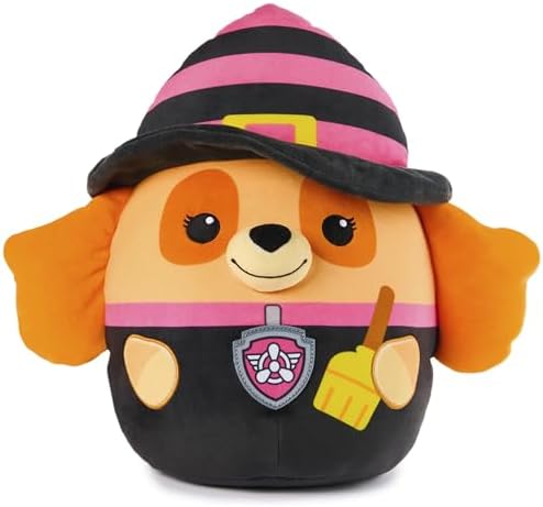 PAW Patrol Witch Skye Squish Plush, Official Toy from The Hit Cartoon, Special Edition Squishy Stuffed Animal for Ages 1 and Up, 12” GUND