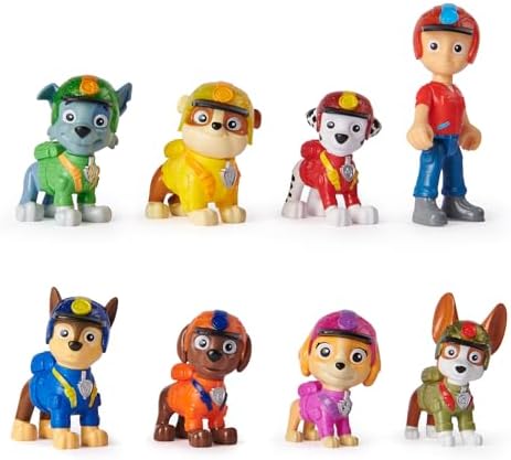 Paw Patrol: Jungle Pups Action Figures Gift Pack, with 8 Collectible Toy Figures, Kids Toys for Boys and Girls Ages 3 and Up Paw Patrol