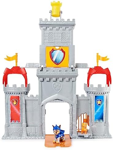 Paw Patrol, Rescue Knights Castle HQ Transforming 11-Piece Playset with Chase and Mini Dragon Draco Action Figures, Kids Toys for Ages 3 and up Paw Patrol