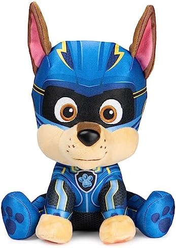 GUND PAW Patrol: The Mighty Movie Chase Stuffed Animal, Officially Licensed Plush Toy for Ages 1 and Up, 9” GUND