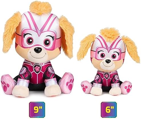 GUND PAW Patrol: The Mighty Movie Chase Stuffed Animal, Officially Licensed Plush Toy for Ages 1 and Up, 6” GUND