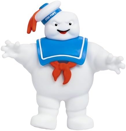 Heroes of Goo Jit Zu Ghostbusters Squishy Stay Puft Figure |Unique Goo Filling | Stretches Up to 3X Its Size | Stretch, Twist and Watch It Return to Its Original Size and Shape Heroes of Goo Jit Zu