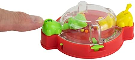 World's Smallest Hungry Hungry Hippos, Super Fun for Outdoors, Travel & Family Game Night, Multicolor, Miniature Worlds Smallest