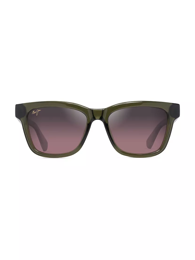 Кошачьи солнцезащитные очки Hanohano 53 мм с защитой от UV и чехлом Maui Jim