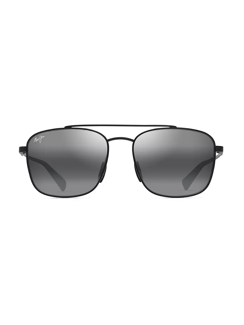 Солнцезащитные очки Piwai AF 58MM с титановой оправой и защитой от UV Maui Jim