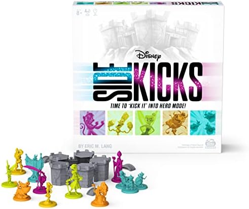 Настольная игра Disney Sidekicks: стратегическая, 2-4 игрока, для детей от 8 лет, с 12 мини-фигурками Spin Master Games