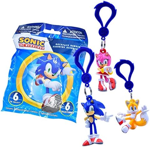 Just Toys LLC Sonic the Hedgehog Backpack Hangers (Series 3) Just Toys LLC